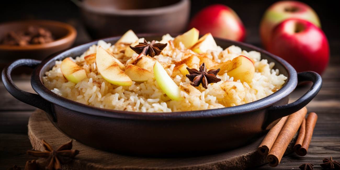 Pieczony ryż z jabłkami: smakowita podróż kulinarnej rozkoszy